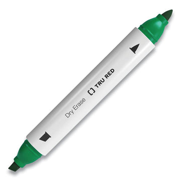 TRU RED™ Dry Erase Marker, Tank-style Twin-tip, Fine-medium Bullet-chisel Tips, Assorted Colors, 4-pack freeshipping - TVN Wholesale